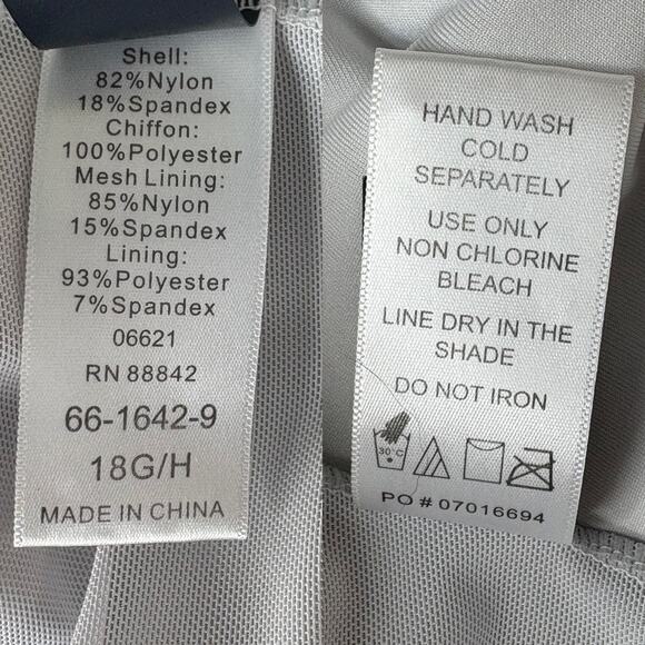 GabiFresh x Swimsuits for All Garden Dream Pink Floral Swimsuit Swimwear 18 G/H - Picture 8 of 9